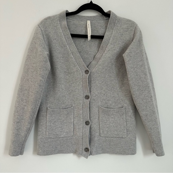 Babaton Sweaters - BABATON The Group Wool and Cashmere Button-Up Cardigan